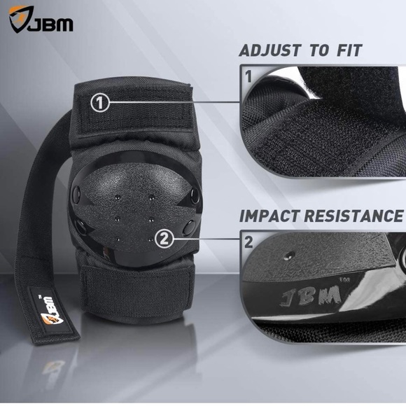 Knee Pads Elbow Pads Wrist Guards 3 in 1 Protective Gear - Picture 8 of 10